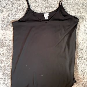 Teenplo Black Tanktop | Size Small